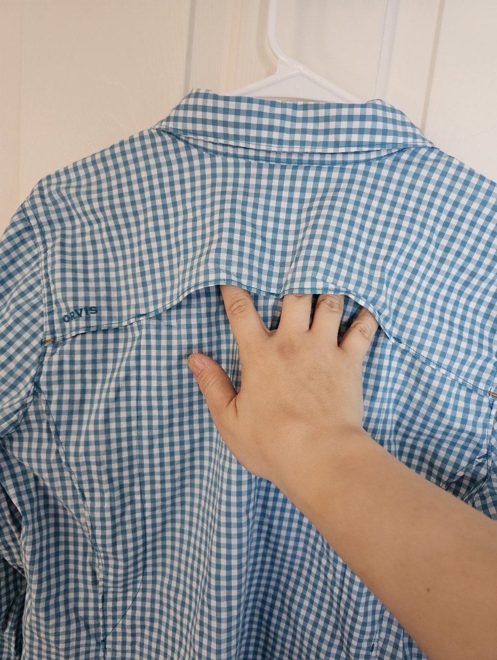 Orvis Women's Open Air/Tradit Plaid Long-Sleeve Shirt Spring Color Bundle Size L - Picture 6 of 12